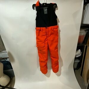 boys orange snow pants
